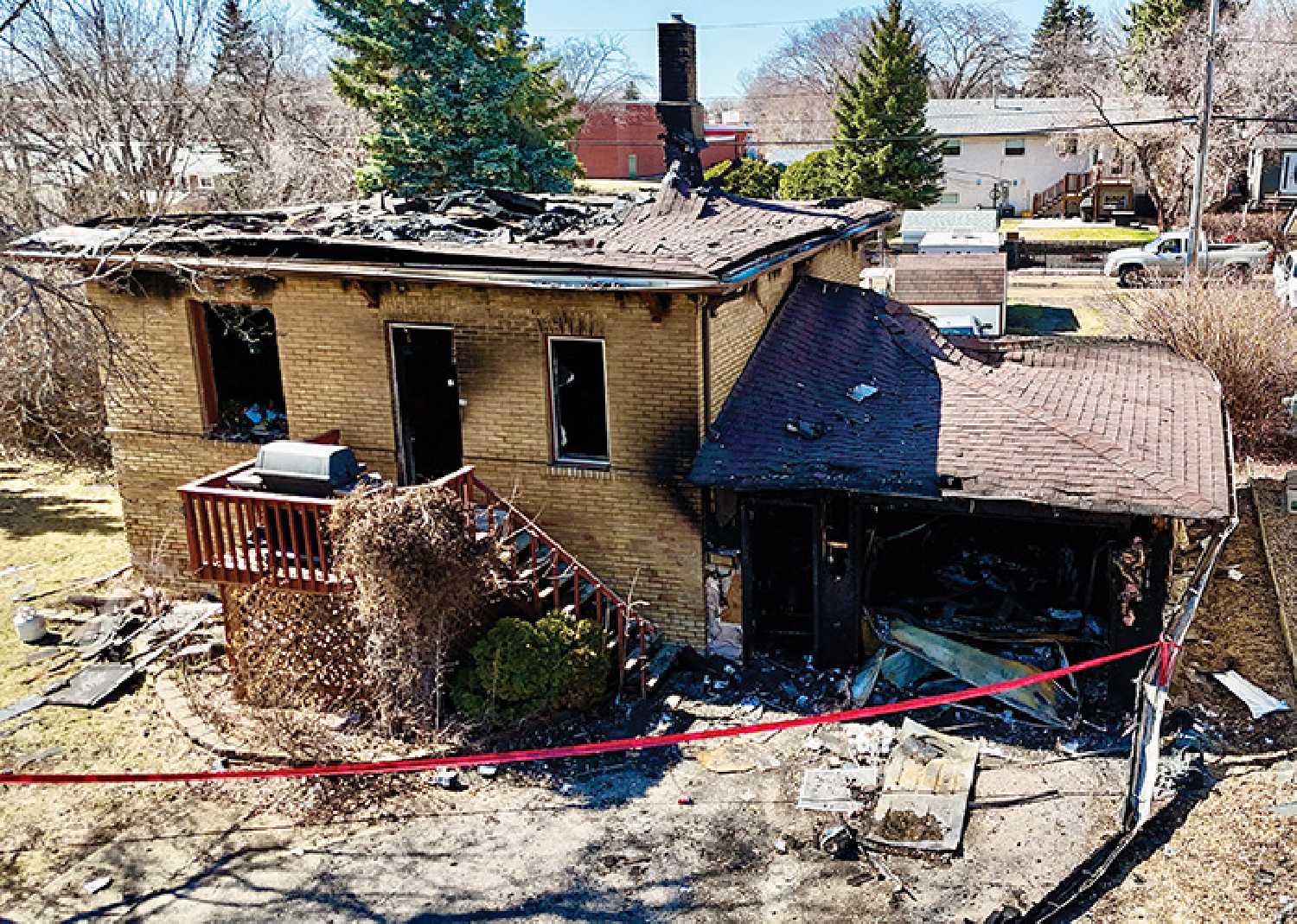 The home of Sam Burroughs was destroyed by fire on the night of Friday, April 19. Sam says he has seen outstanding support from the community since the blaze.